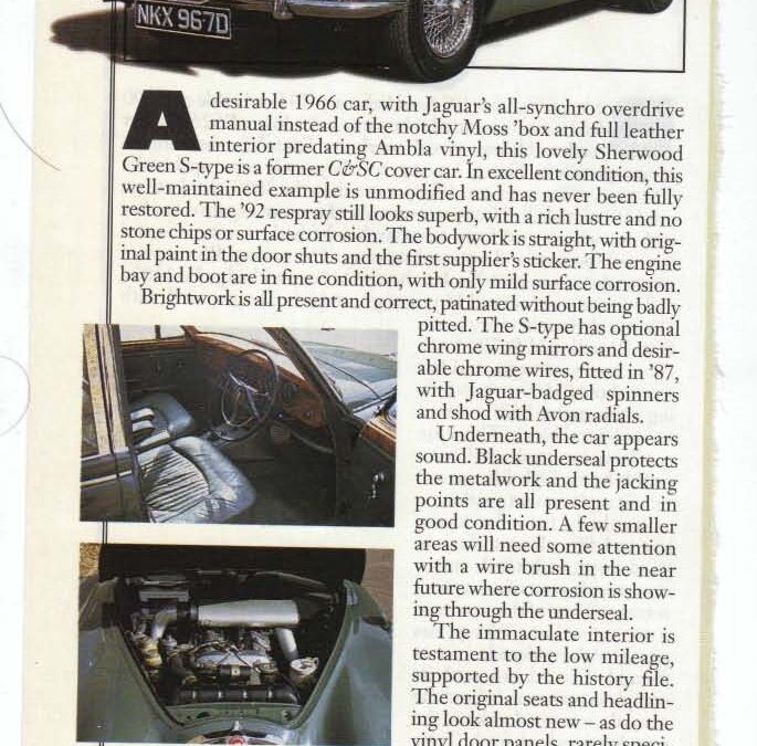 Classic & Sports Car – Jaguar S-Type 3.4