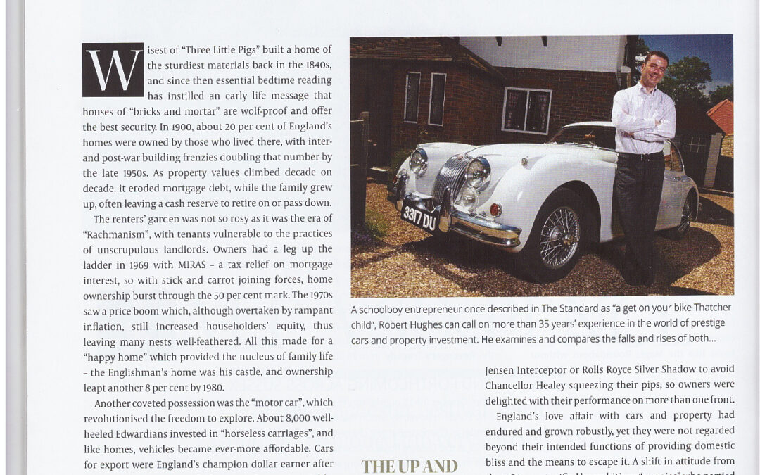 Article written by Robert Hughes – Car vs Property