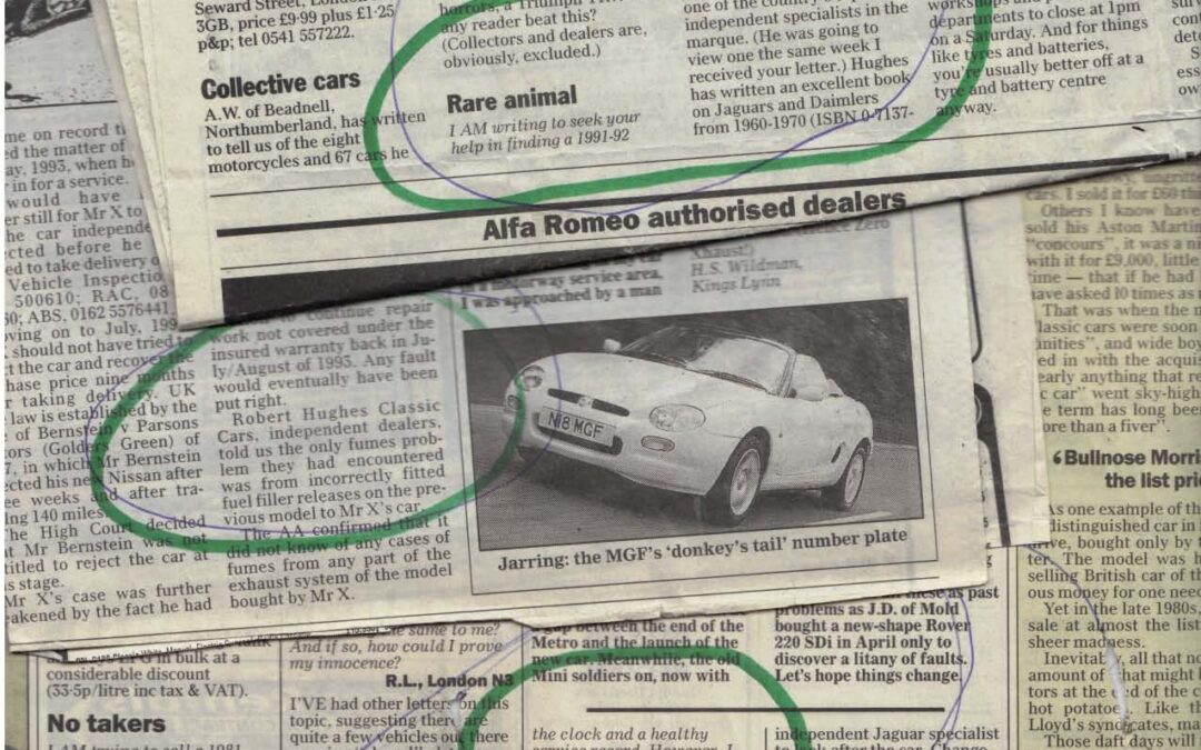 Further selection of Honest John Circa 2004