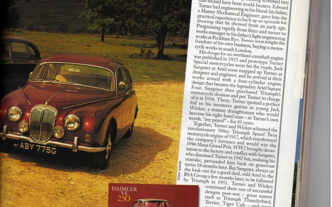 Classic & Sports Car – Daimler V8 250 supplied