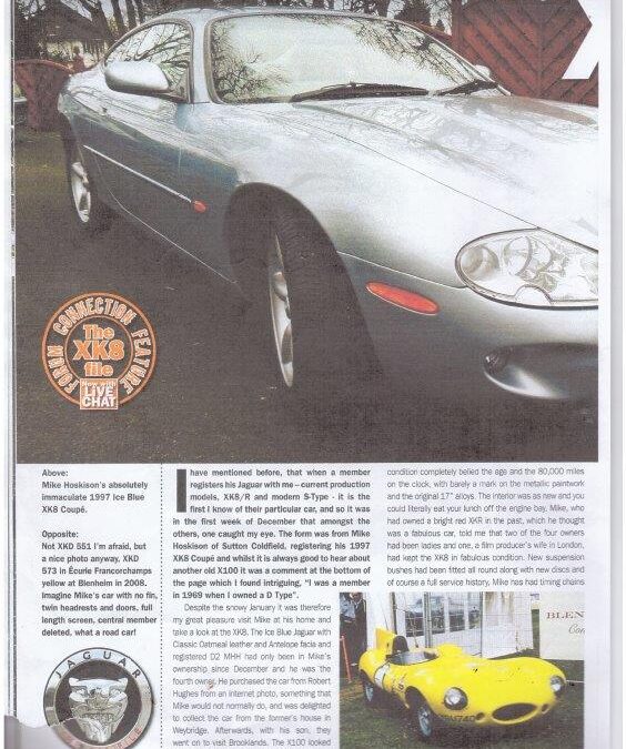 Jaguar Driver March 2013 – Jaguar XK8 supplied