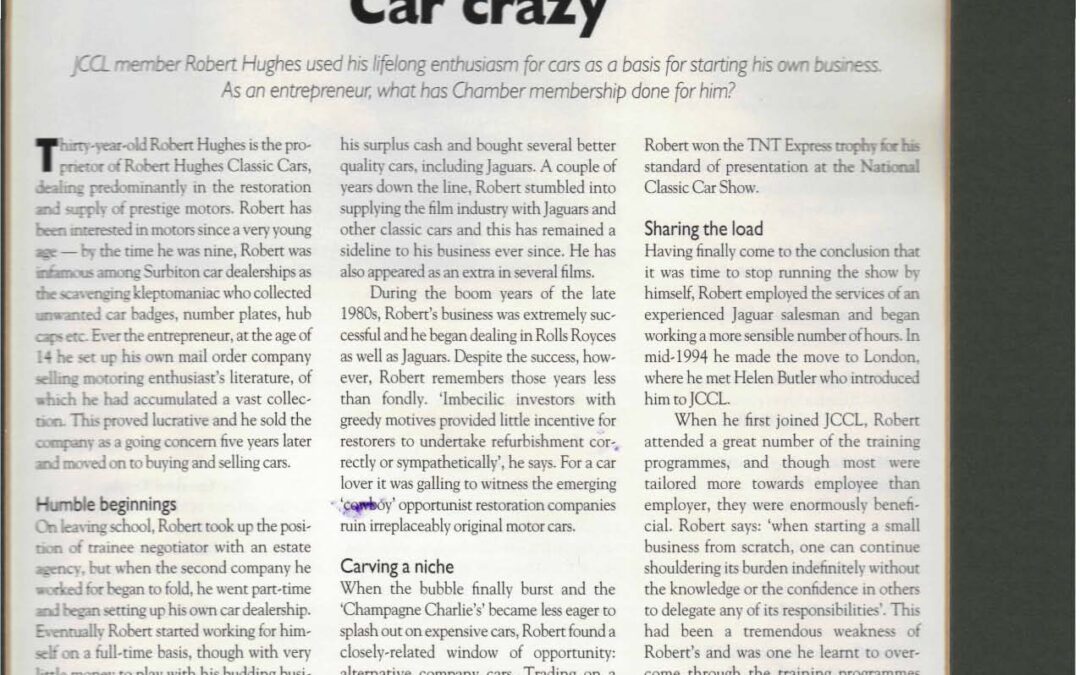 City Reviw 1996 – Car crazy