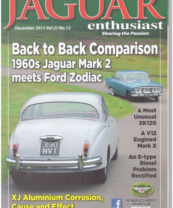 Jaguar Enthusiast 2013 – Zodiac and Mk 2  prepared and supplied