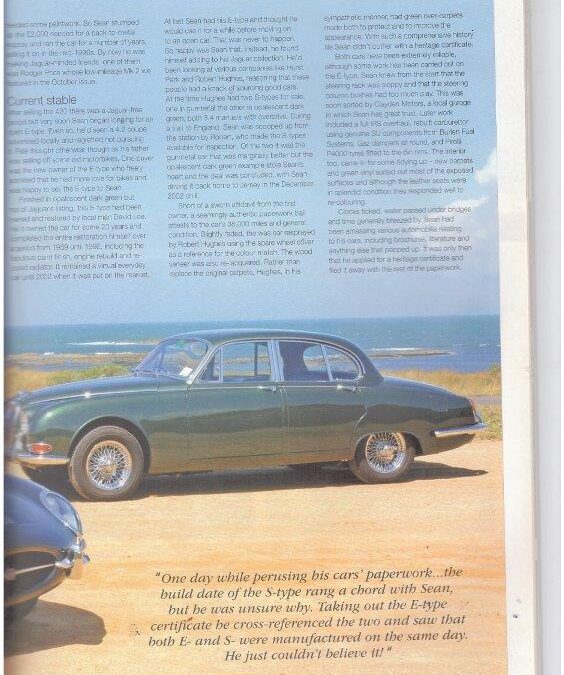 Jaguar World Monthly Circa 2012 – Jaguar S Type supplied