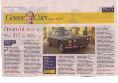 Telegraph Motoring 2010: Jasper Gerard’s “classic guru” for a series of weekly articles – Wolseley, Jaguar and Jensen were also supplied by RH