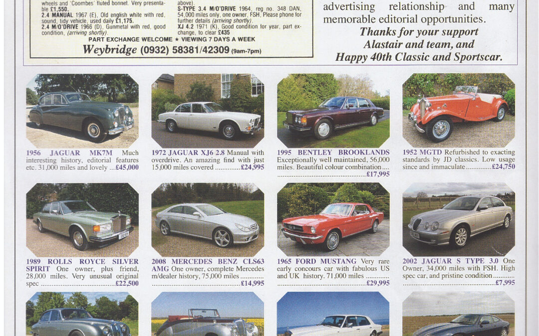 Celebrating Classic and Sportscar’s 40th 2022