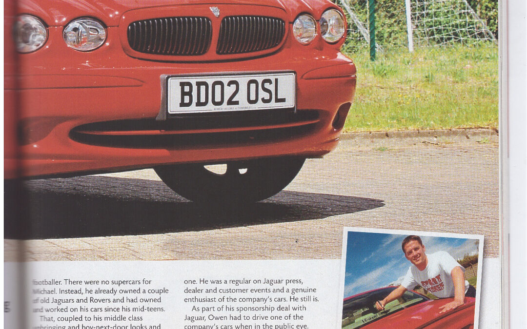 Jaguar X Type Michael Owen Special. Jaguar World 2021. Supplied by RH